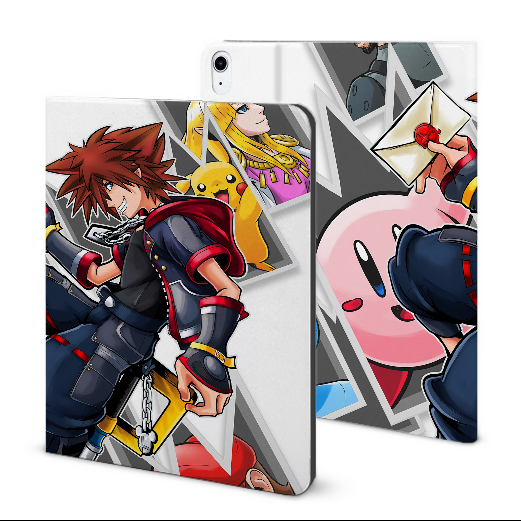 （画像用） ポケットモンスター Pokémon IPad ケース ブック型 PUレザー TPU 耐衝撃 軽量 薄型 ペン収納なし 全面保護 IPad 各モデル対応